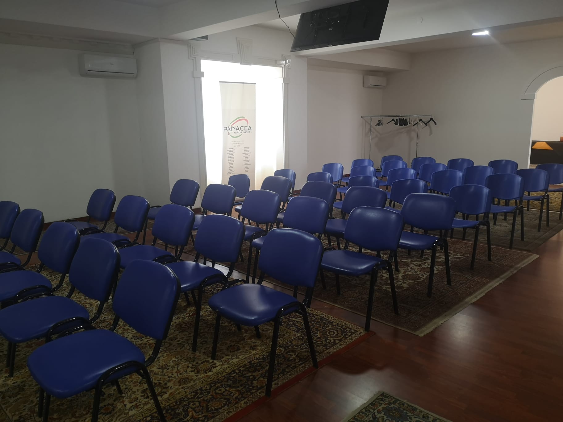 Dettaglio della sala convegni Panacea